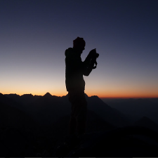 Sonnenaufgang Rumer Spitze