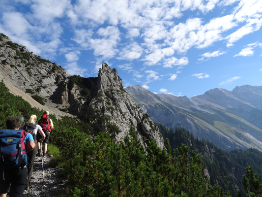 Lattenspitze, Pfeiser Spitze, Thaurer Jochspitze